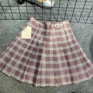 Cute Plaid Pleated Mini Skirt Preppy Style 🎀